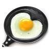 heart shape carbon steel non-stick coating mini DIY frying pan