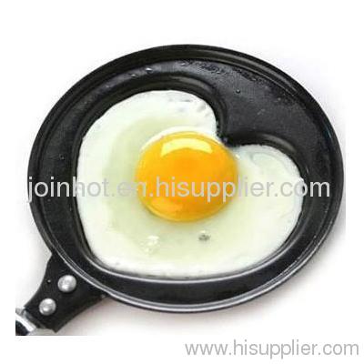 heart shape carbon steel non-stick coating mini DIY frying pan