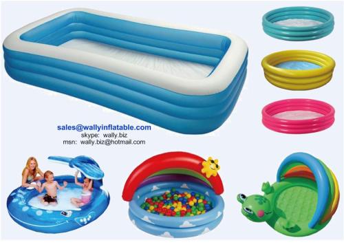 Inflatable swimming pool