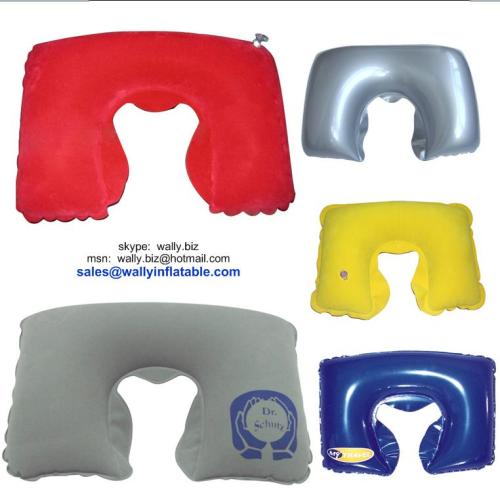 inflatable pillow, neck pillow, inflatable neck pillow, U-shape neck pillow