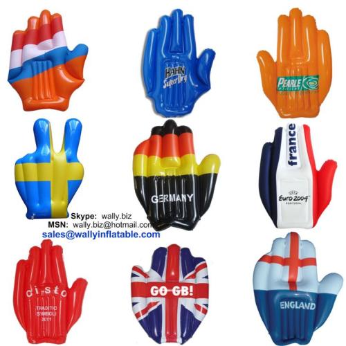 inflatable hand, Inflatable flag hand, Australian flag inflatable hand, inflatable cheering hand