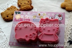 hello kitty cookie cutter pink + card packing Cake tools Pastry Tools cake decoration set