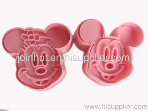 mickey mouse and minnie mouse cookies cutter set cookie mold baking tools kids kitchenare