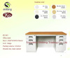 wooden protect desktop and metal cabinet office furniture