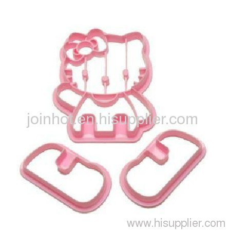hello kitty cookie cutter pink + card packing Cake tools Pastry Tools cake decoration set