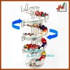 Coffee capsule carousel rack