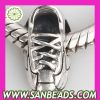 Sneaker-shaped European 925 sterling silver beads wholesale