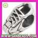 Sneaker-shaped European 925 sterling silver beads wholesale