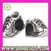 Sneaker-shaped European 925 sterling silver beads wholesale