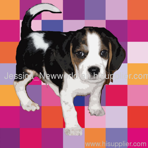 Pop art of dog