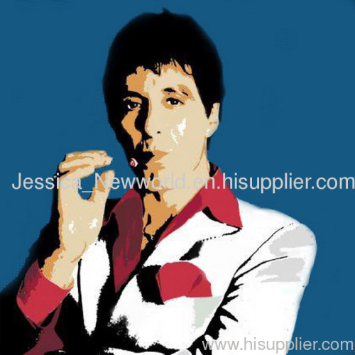 Pop art of famous star