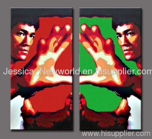 Pop art of bruce lee
