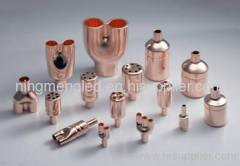 Wrought copper reducing tees