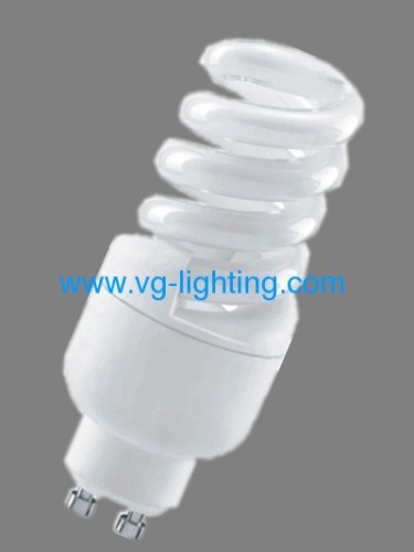 GU10 T2 11W/14W Full Spiral Compact Fluorescent Lamps