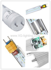LED Tube/ CRI&gt;75/Aluminum housing and PC cover