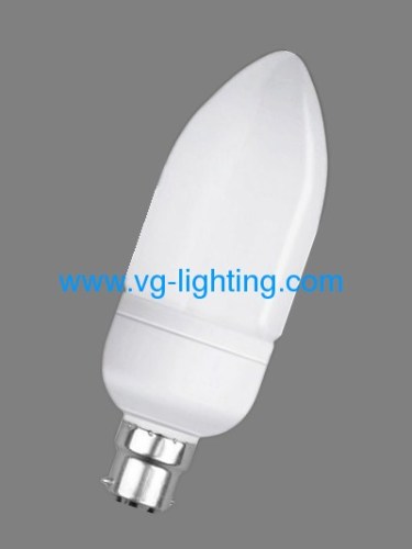 11W T3 candle Energy Saving Bulbs Glass or PC material