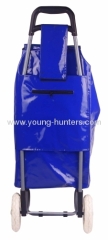 PVC Leather Marketeer Shopping Trolley On Wheels