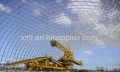 space frame coal yard storages