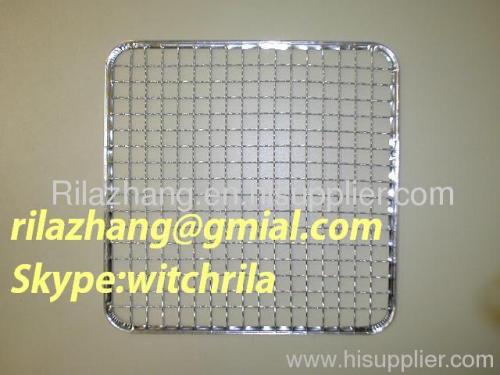 disposable barbecue wire mesh BBQ grills manufacturer/suppli