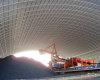 Sichuan Hongya Yasen Cement Company Warehouse Space frame Project(Barrel Shell)