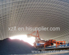 Sichuan Hongya Yasen Cement Company Warehouse Space frame Project(Barrel Shell)