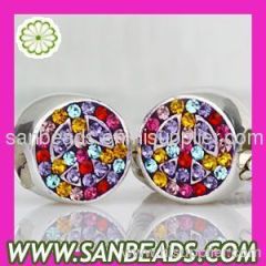 Wholesale 925 Sterling Silver Charm Peace Beads With Austrian Crystal
