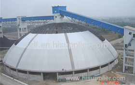 space frame cement plant storages