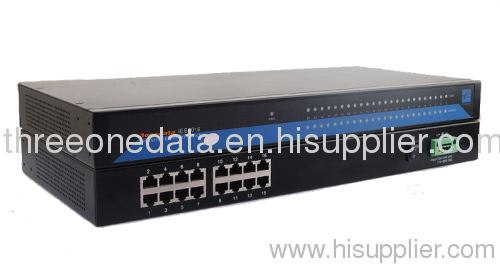 16-port 10/100M Rackmount Industrial Ethernet Switch