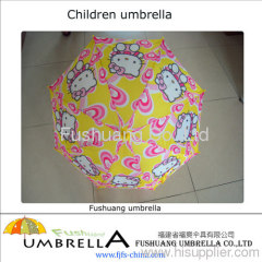 2012 Promotional printing with hello kitty cat cute children umbrella