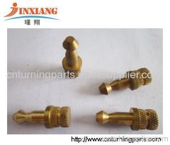 knurled brass parts machining components