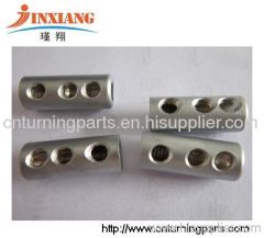 cnc lathing brass parts matte finished