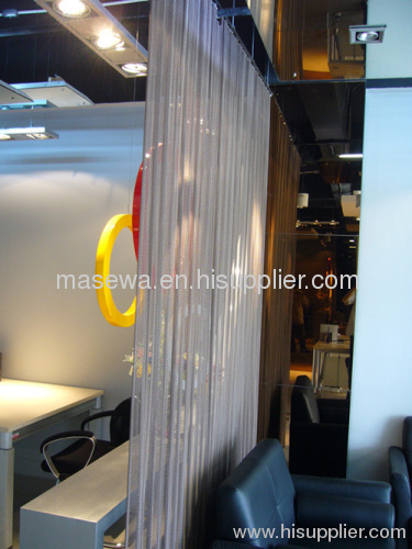 decorative metal screen as divider