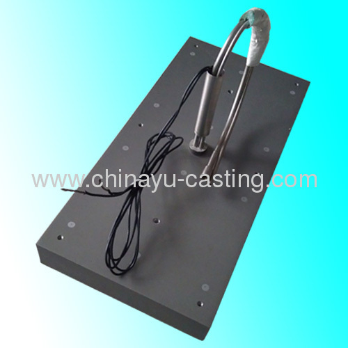 Permanent mold casting aluminum heating plate