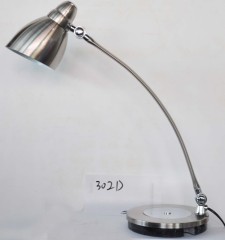 Professional fashional adjustable nickel finished LED table lamp