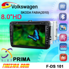 VW SKODA FABIA 2010 CAR VIDEO 8 inch sirf prima mpeg 4