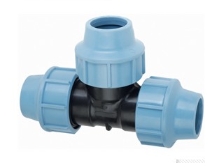 PP Equal Tee With PN16 Fittings