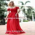 chic designs Hot Red Chiffon Wedding Dress Patterns