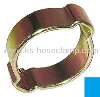 galvanized steel double ear hose clamp