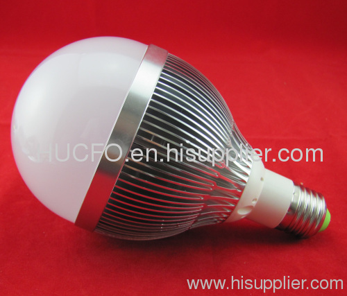 9W LED bulb with nice shape and good heat dispersion E27 and B22 LED bulb