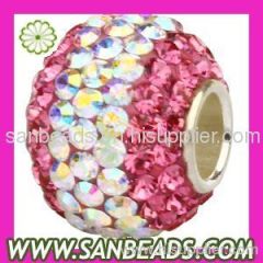2012 Wholesale Fashion and High quality crystal beads with silver core