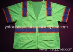 high visibiliety safety vest with EN171 and ANSI/ISEA standard