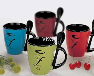 Letters Ceramic Coffee Mugs