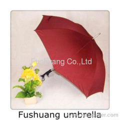 Boutique EVA handle pure color strong windproof golf umbrella
