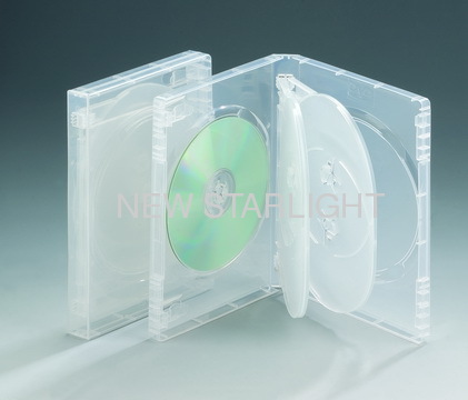 22mm 6DVD Case (smooth clear)