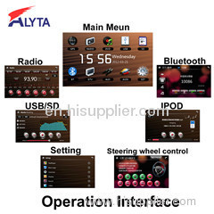 8inch TOYATA Camry DVD Navigation Radio USB SD TV MP3 DVB-T Bluetooth HD TFT Digital LCD monitor