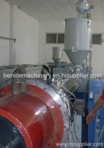 Plastic insulation pipe production line plant