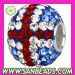 925 Sterling Silver Crystal Charm Beads Wholesale