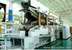 HDPE double wall corrugated pipe extrusion machine