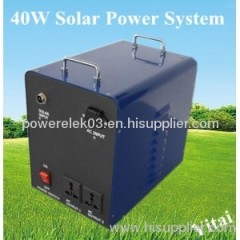 40W MINI SOLAR HOME SYSTEM