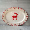 Personalized Ceramic Elk Fruit Plate